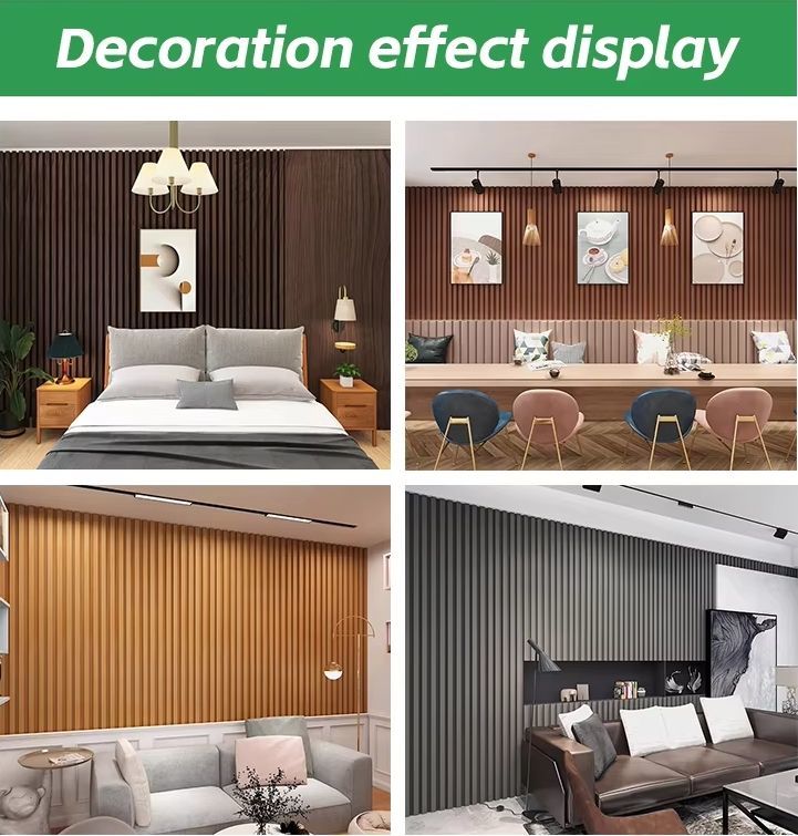 WPC Decorativo Pared WPC Great Wall Panel for Interior