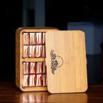 Mildewproof Embossing Wooden Tea Bag Box Holder Multipurpose