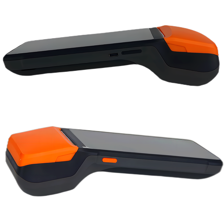 Android 8.1 Handheld POS Terminal with 4000 mAh Battery and Built-in Thermal Printer