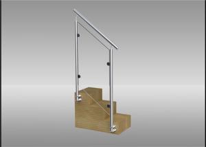 Quality Anti Rust Stainless Steel Glass Railing Top Mount / Side Mount For Decoration Companies wholesale