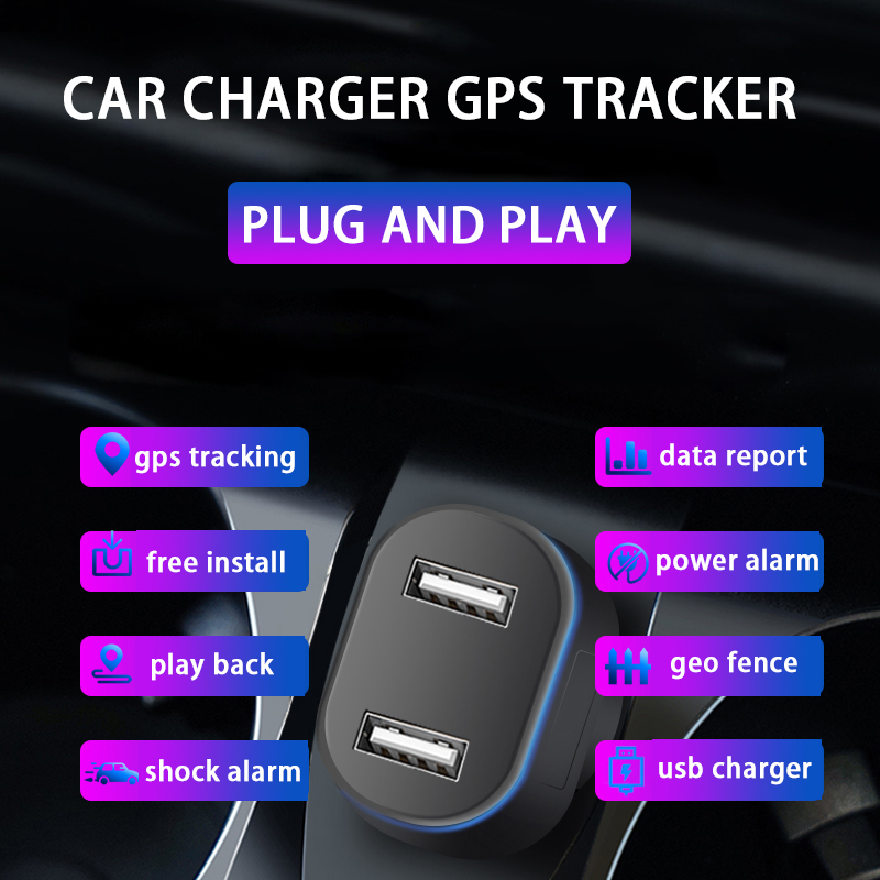 2G 3G 4G Car Charger GPS Tracker With Built In Battery