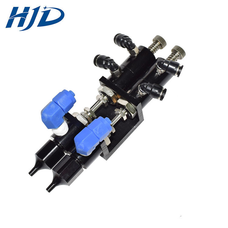 HJD36AB Double Acting Thimble Double Fluid Dispensing Valve for AB glue
