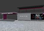 Vehicle Exhibition Terrace 40hc Luxury Expandable Container House
