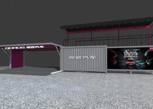 Quality Vehicle Exhibition Terrace 40hc Luxury Expandable Container House wholesale