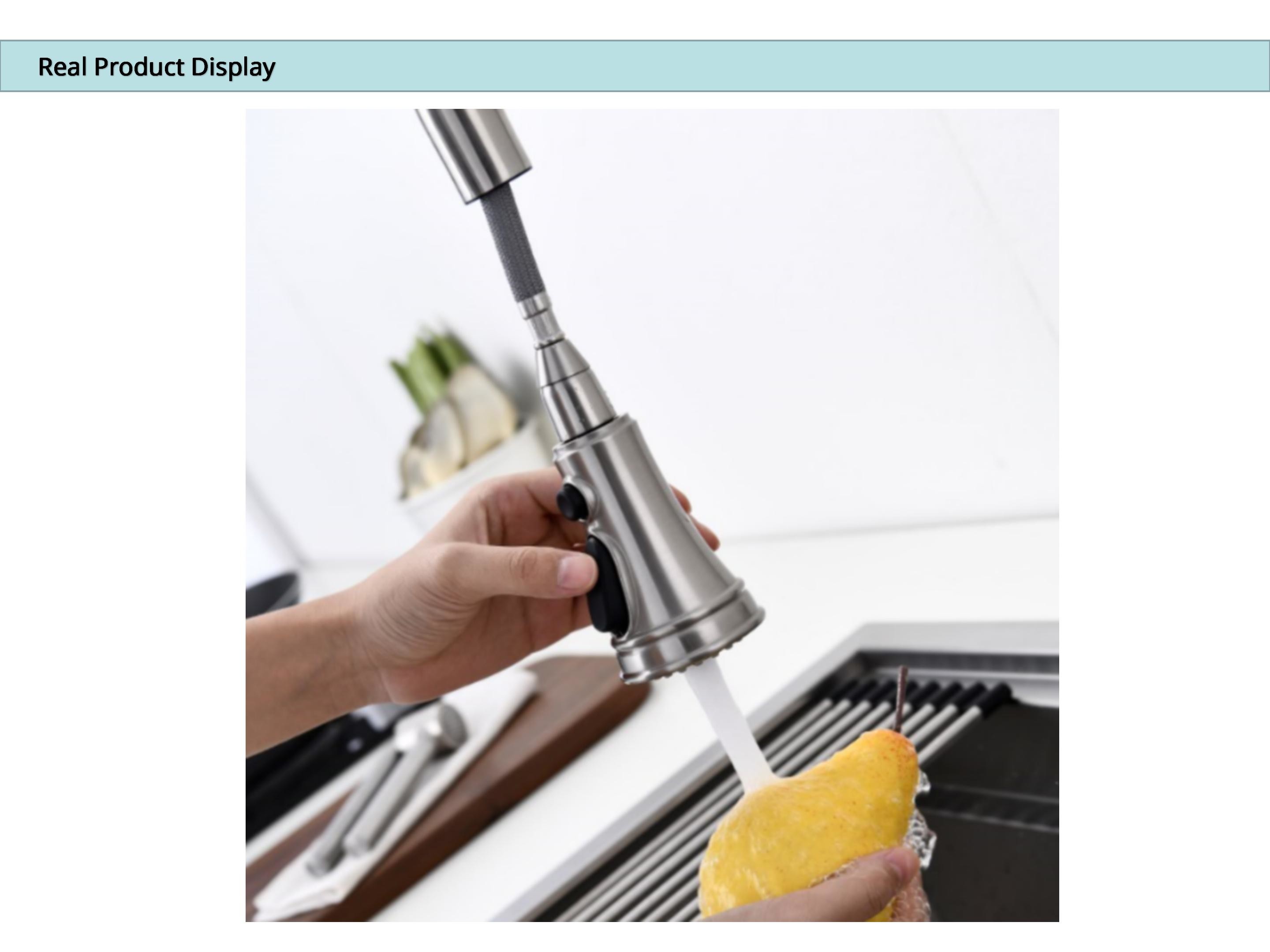 Flexible Single Hole Kitchen Sink Faucet DC4.5-6.5V Smart Kitchen Tap