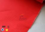 Red Acrylic Fiberglass Fire Blanket 480gsm 39" Industrial Fire Resistance
