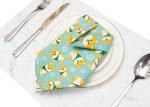 Cotton Linen Cartoon Cute Personalized Dinner Napkins
