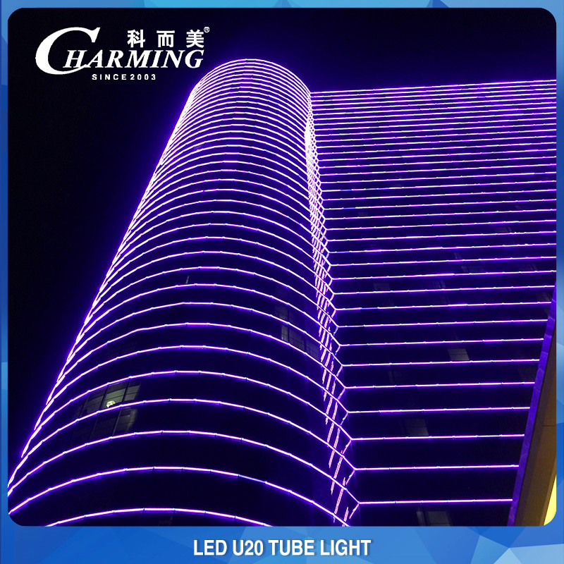 Mini 3D Effct RGB LED Light Tube U20 For Outdoor Decoration / Bridges