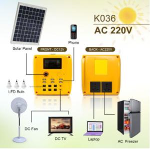 Quality 18V Polycrystalline LiFePO4 Battery Solar Home Fridge 500W AC Inverter wholesale
