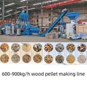 Quality 500 - 1000kg / H Multi-Purpose Sawdust Wood Pellets Machine Biomass / Wood Pellet Production Line wholesale