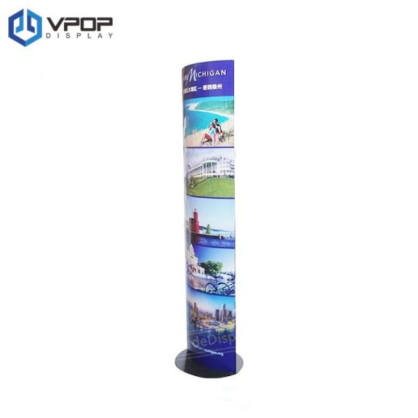 Easy Pop Up Cardboard Floor Display Stands 22 * 16 * 60 Inches For Promoting