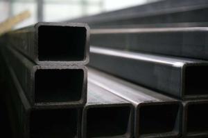 Quality Q235 MS Piping Carbon Steel Rect / Square Pipe 6m Length 50*100mm 2.5mm AISI GB wholesale