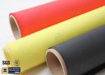 Acrylic Fiberglass Fire Blanket Fabric Yellow 15OZ 3732 Anti Corrosion Chemical