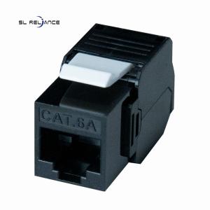 Quality CAT6A UTP Unshielded 180 Degree RJ45 Keystone Jack Tool Free wholesale