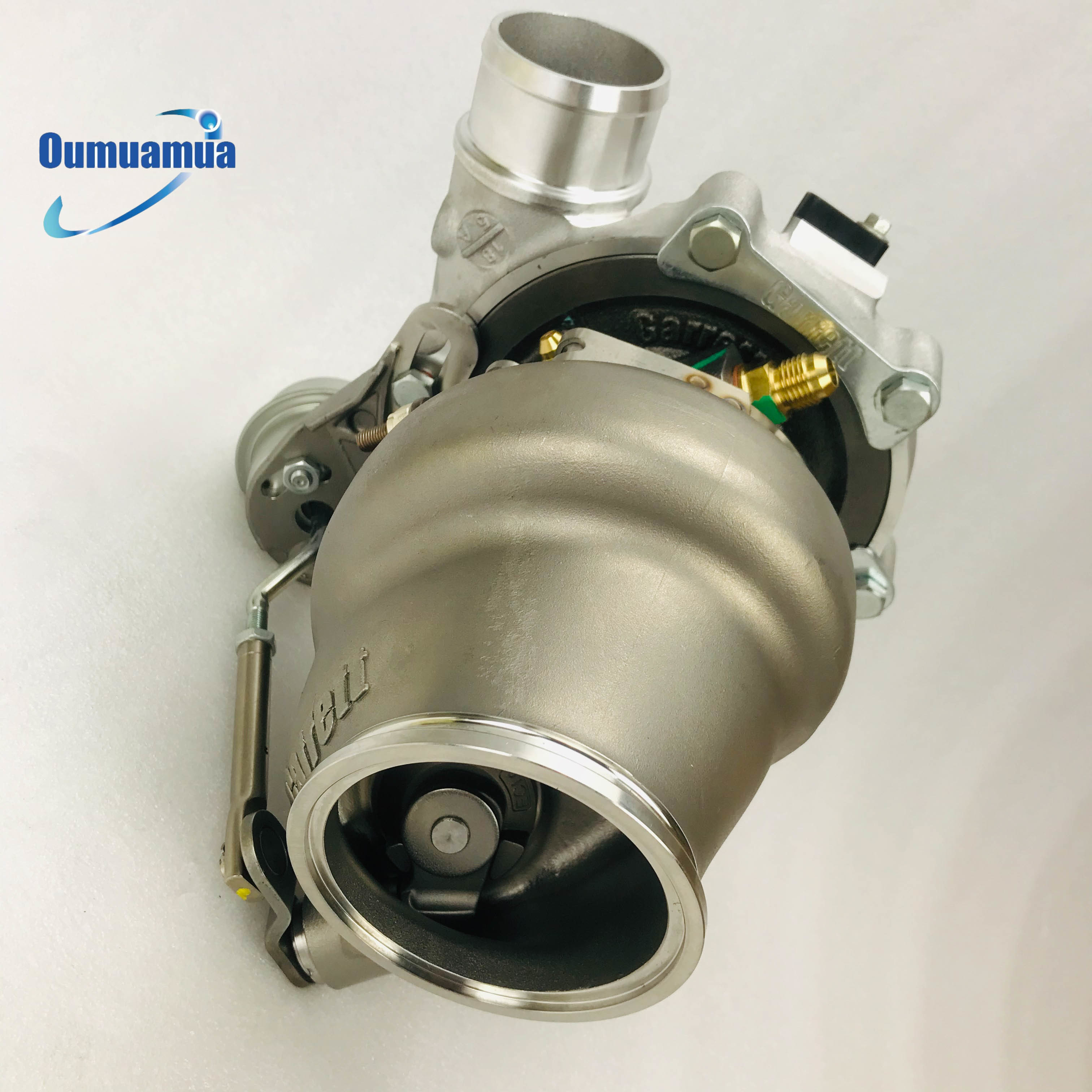 For Garrett G25-550 Reverse Turbocharger O/V V-Band / V-Band 0.92 A/R Internal WG - 877895-5008S G25-550 reverse with valve .92 877895-5008S