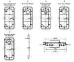Q235A Steel Marine Watertight Doors Quick Acting 6.8mm Frame Thickness