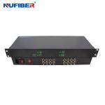 CCTV 16CH HD 1080P Optical Video Converter Single Fiber Single Mode 1310 /