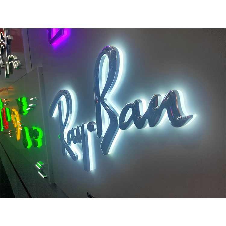 Acrylic Letter Sign Led Backlit Led Letter Backlit Channel 3D Letter Lights