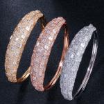Fashion Cubic Zirconia Bracelet Bangle Chain Bracelets For Women Gold Silver