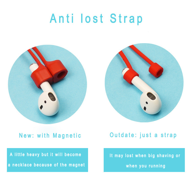 Anti-Lost Strap AC Parts Magnetic Adsorption Sport Strap Accessories for Apple AirPods Wireless Headphone