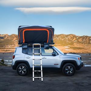 Quality 210*120cm Roof Top Two Bedrooms Aluminium Hard Shell Car Awning Tent wholesale