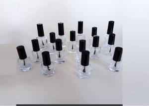 Quality Basic Style Glass Tiny Nail Polish Bottles Matt Surface For Cosmetic Packing wholesale