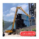 Long Boom Arm Excavator For Demolition Work With 22T Bucket Cylinder And Breaker