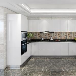 Quality Home Furniture Sintered Stone Kitchen Cabinet Wood Grain Design wholesale