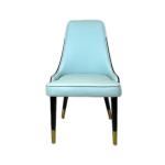 Leather And Upholstered Armrest Dining Chairs Mustard Contemperary