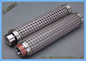 China 304 316 Stainless Steel Metal Wire Mesh Polymer Filter Elment High Temperature on sale