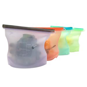 Quality Fresh Cooking Silicone Storage Bag BPA Free Food Grade Vacuum Reusable Airtight wholesale