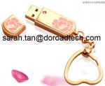Cheap Price Metal Flower Design Flash Drive USB China Wholesale, Metal USB