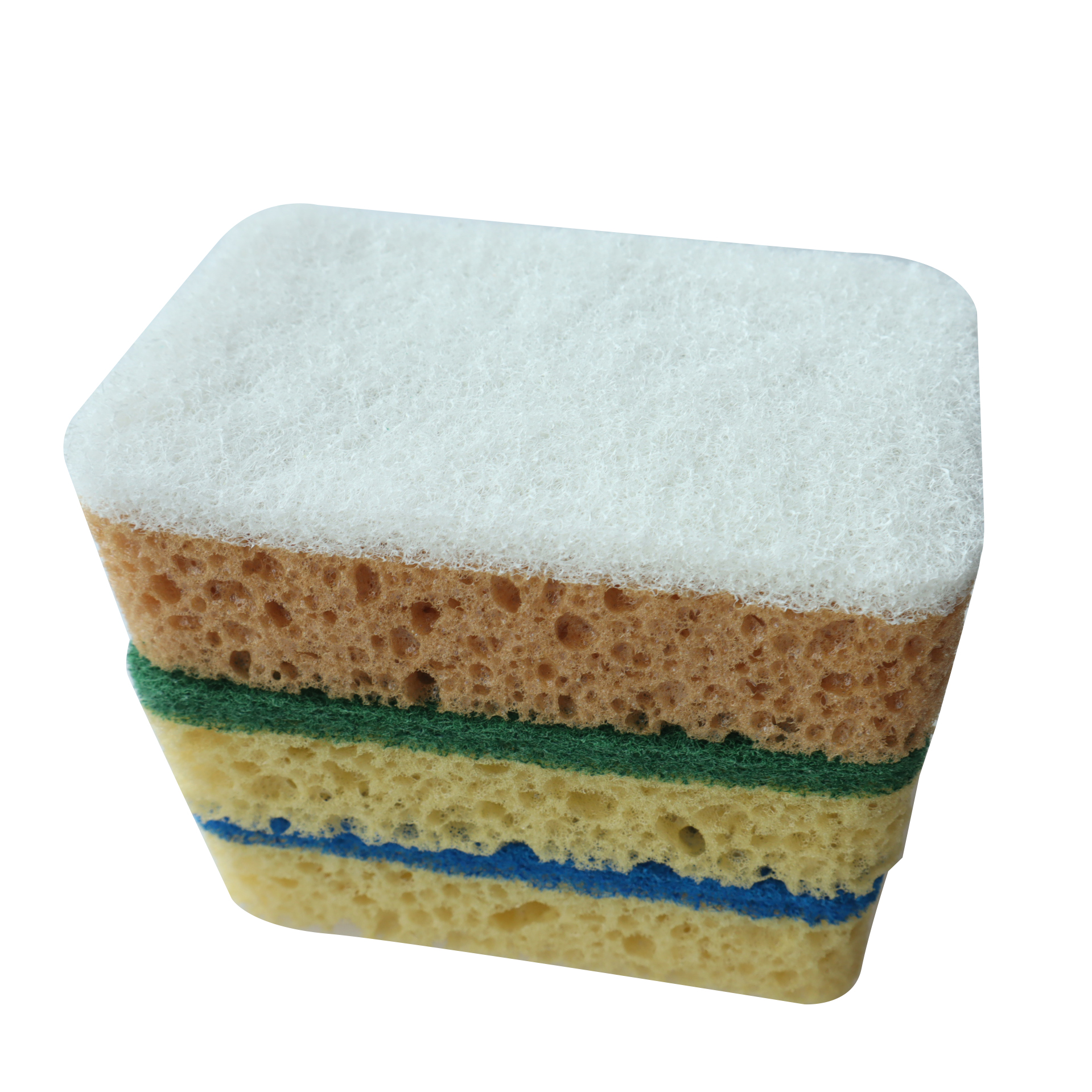 Customised Kitchen Cleaning Sponge Erosion Resistant Space Saving Easy Storage