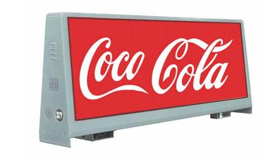 Waterproof Small Car Taxi Roof Advertising LED Display 960mm X 320mm Taxi Top