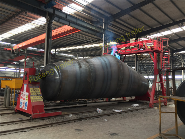 60 cbm V Type Bulk Cement Tanker Trailer For Powder / Cement Transportation