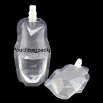 Transparent spout pouch for water or other liquid 200ml food grade