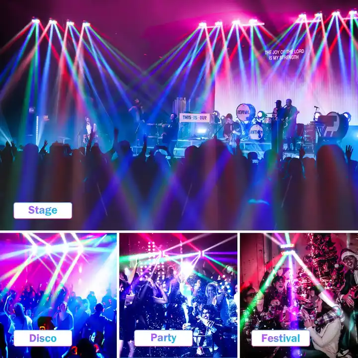 Mini Spider 8*3w Rgbw Led Club Light Dmx 512 Moving Head Wash Light Bar Disco Dj