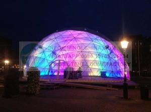 Quality 10m Diameter Transparent Marquee Dome Tent UV Resistant wholesale