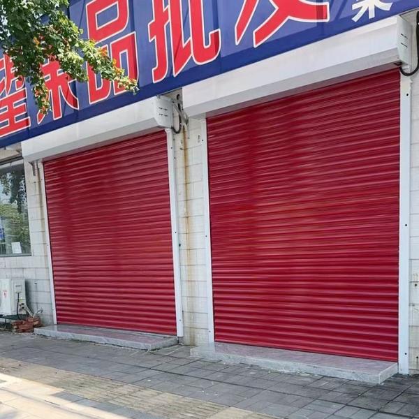 Anti Theft Protection Aluminium Roller Door Electric Dooya Roll Up Aluminum