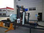 Forestry equipment horizontal wood portable band saw Hydraulic sawmill