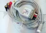 Medical Compatible ECG Patient Cable 12 Pin One Piece Ecg Cables And Leadwires