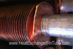 Quality Aluminum &amp; Copper Fins Are Embedded Into SMLS Stainless Steel Tube of TP304 / TP304L wholesale