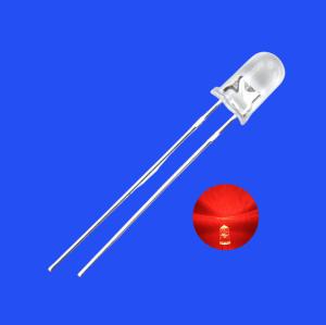 Quality 5mm Red Color 630nm 2000mcd Round Clear Lens Candle Flickering Flashing LED Diode wholesale