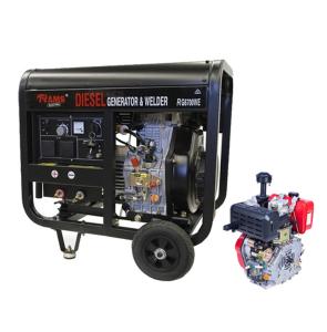 Quality 160A Motor Generator Diesel Engine Welder Generator Single Phase 116kg wholesale