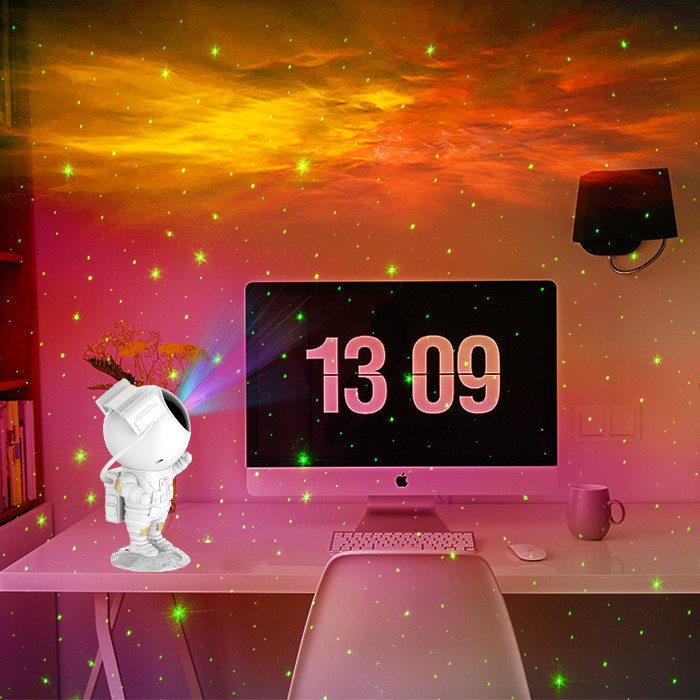 Remote Timer Astronaut Galaxy Star Projector Multi Scene Remote Control