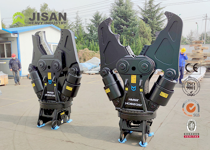 CAT320 Excavator Metal Shears , Scrap Shear Attachment Hydraulic Cutting Machine