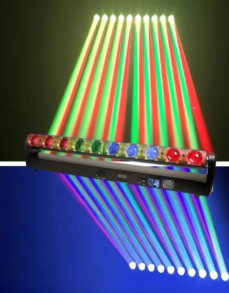 AC90-240V Input Voltage 10x40w LED Wash 3-in-1 Light Effect Lighting for Sound Active