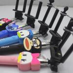 Colorful Cartoon Selfie Stick,Cartoon Monopod for mobile phone,Carton monopod