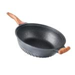 Household 32cm Frying Pan 6.62kg Aluminium Non Stick Wok Wear Resistant
