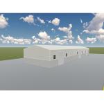 Prefabricated Steel Frame Multi Storey Buildings , Industrial Steel Frame